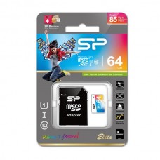 SP廣穎 UHS-I 64GB microSDXC Class10 手機 平板 高速全彩記憶卡 (附轉卡)